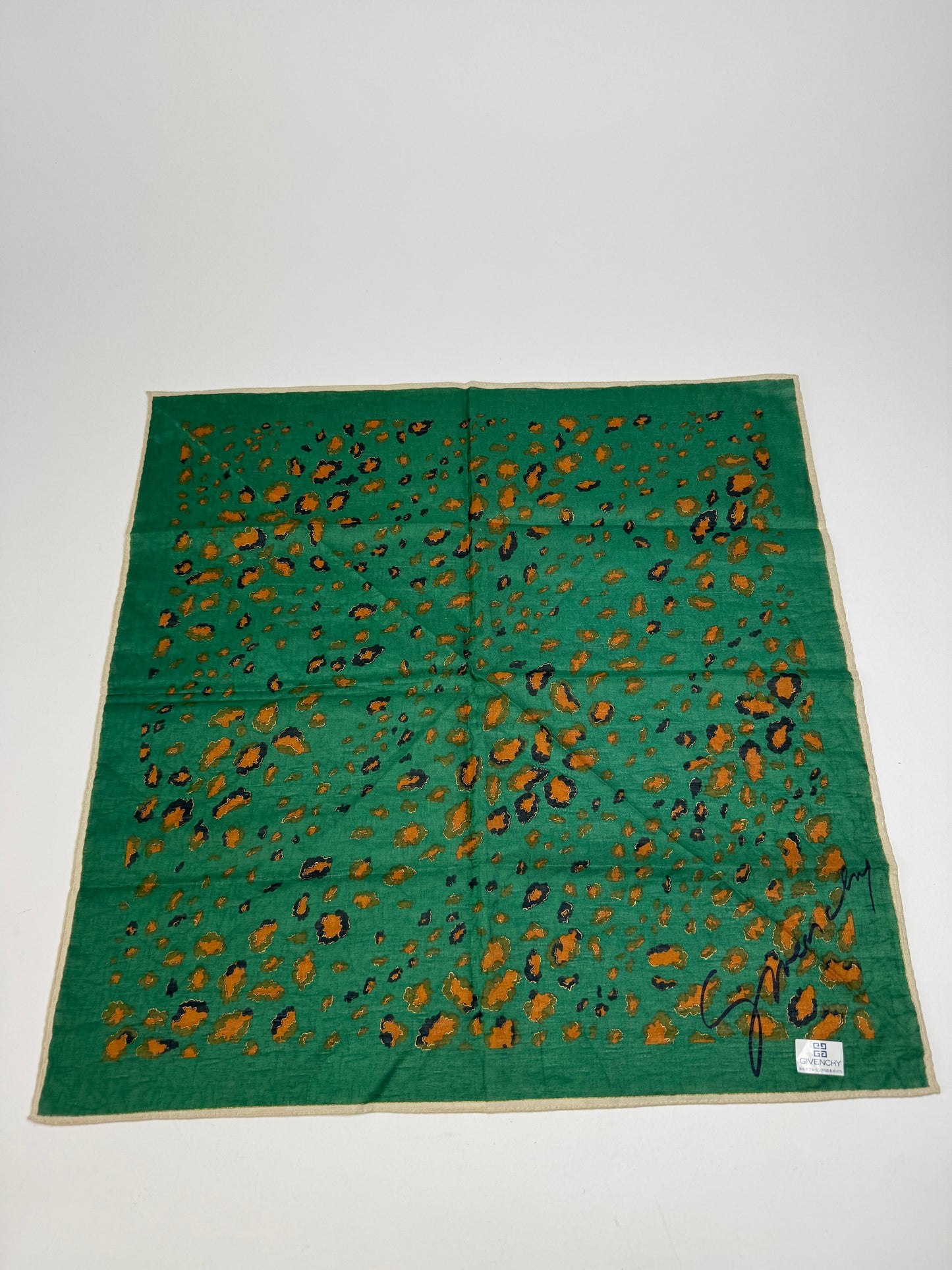 Givenchy vintage cloth green leopard