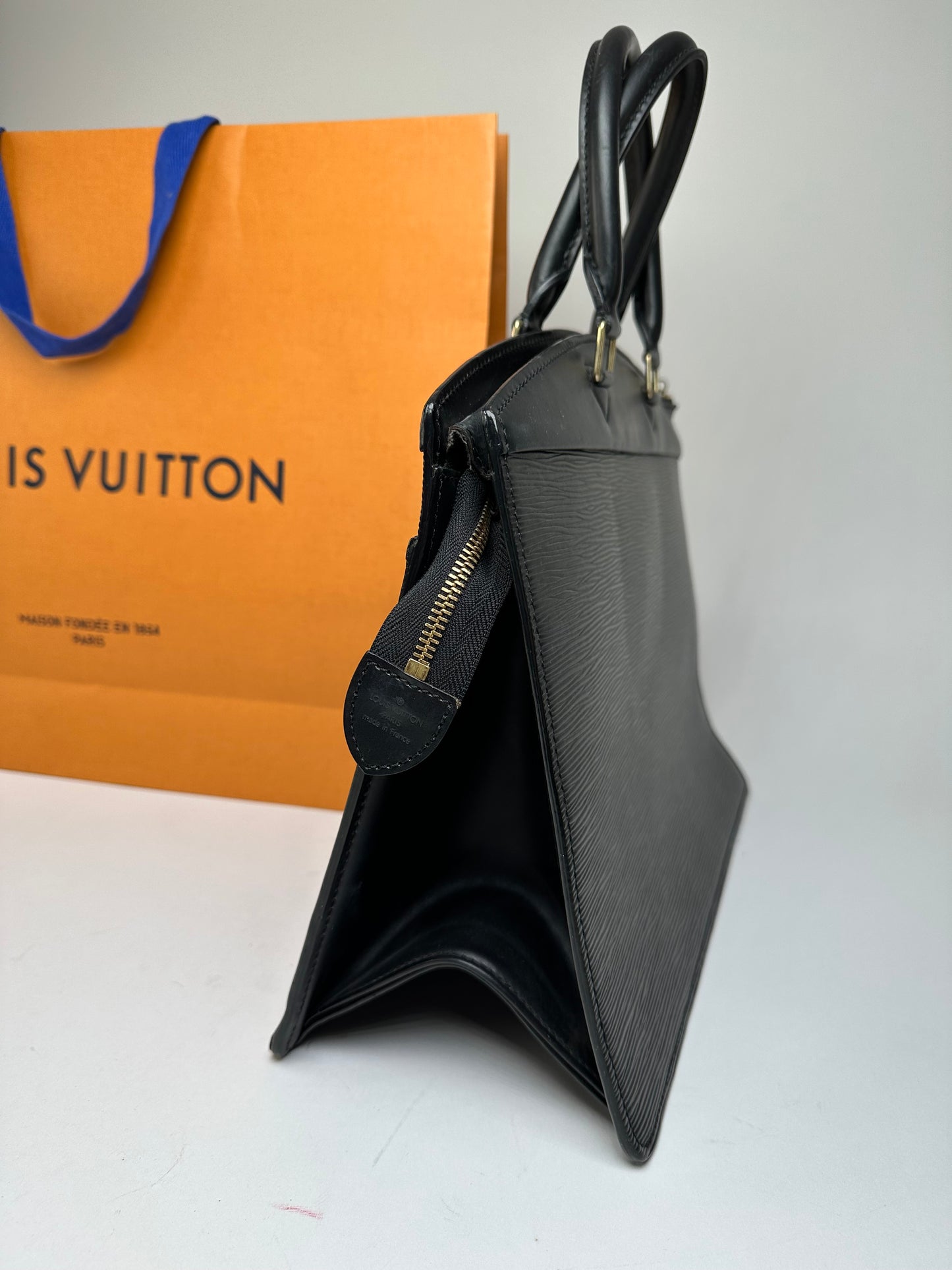 Vintage Louis Vuitton EPI Leather Riviera Handbag Noir Black