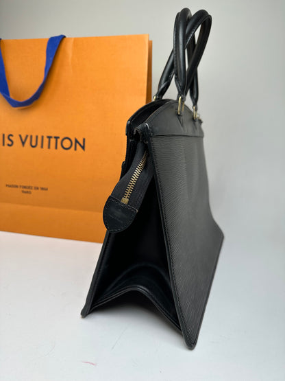Vintage Louis Vuitton EPI Leather Riviera Handbag Noir Black