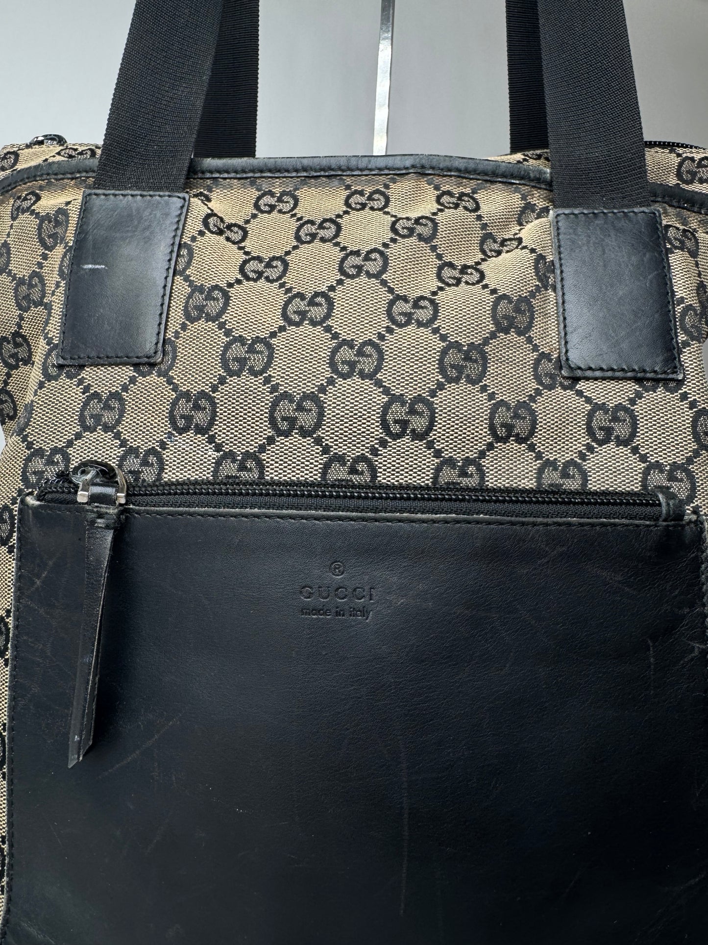 Sac Gucci Monogram Vintage beige marron