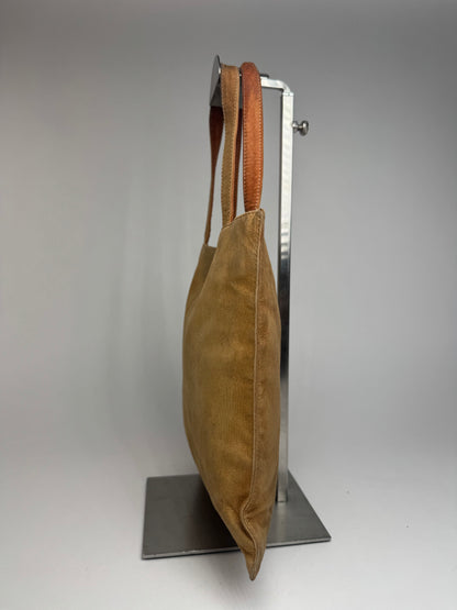 Vintage Loewe Madrid Anagram Canvas shopper bag gold brown