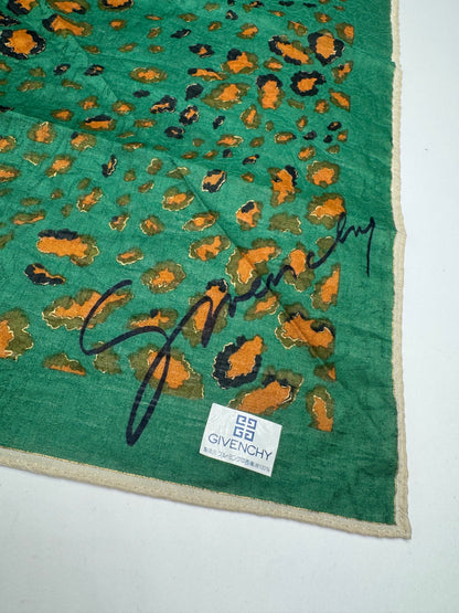 Givenchy vintage cloth green leopard