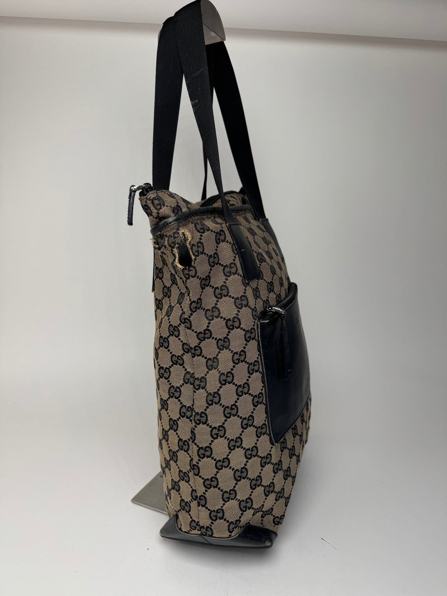Sac Gucci Monogram Vintage beige marron