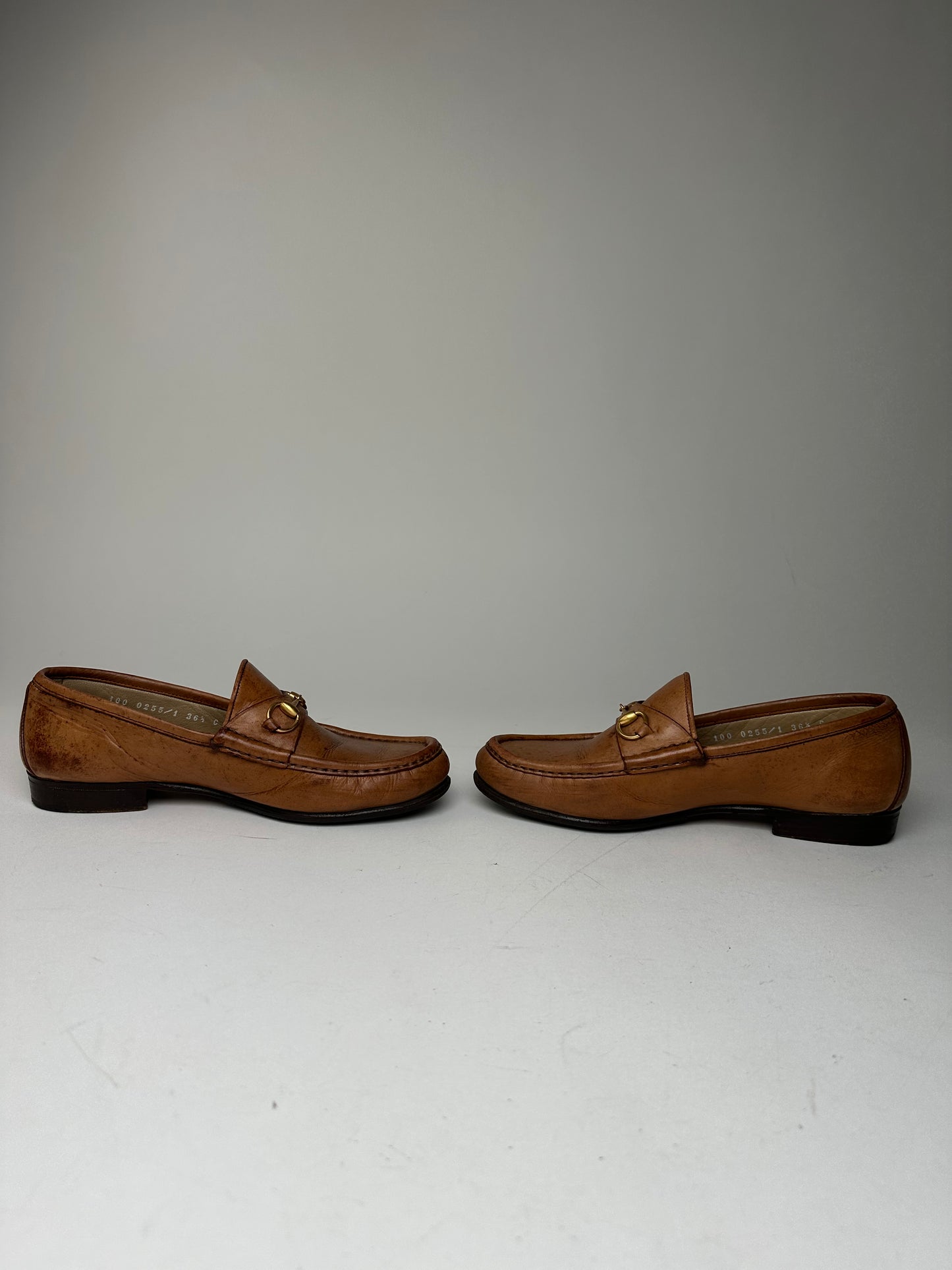 Vintage Gucci Leather Horsebit Loafer Brown