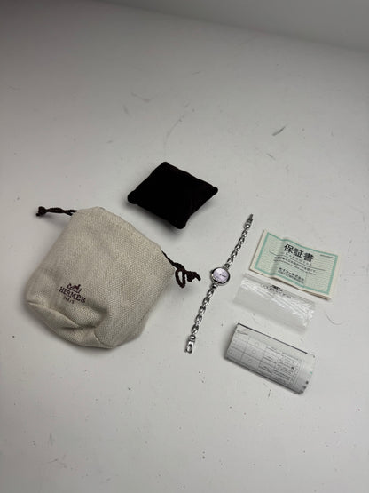 Vintage Courreges Quartz Steel Watch Silver