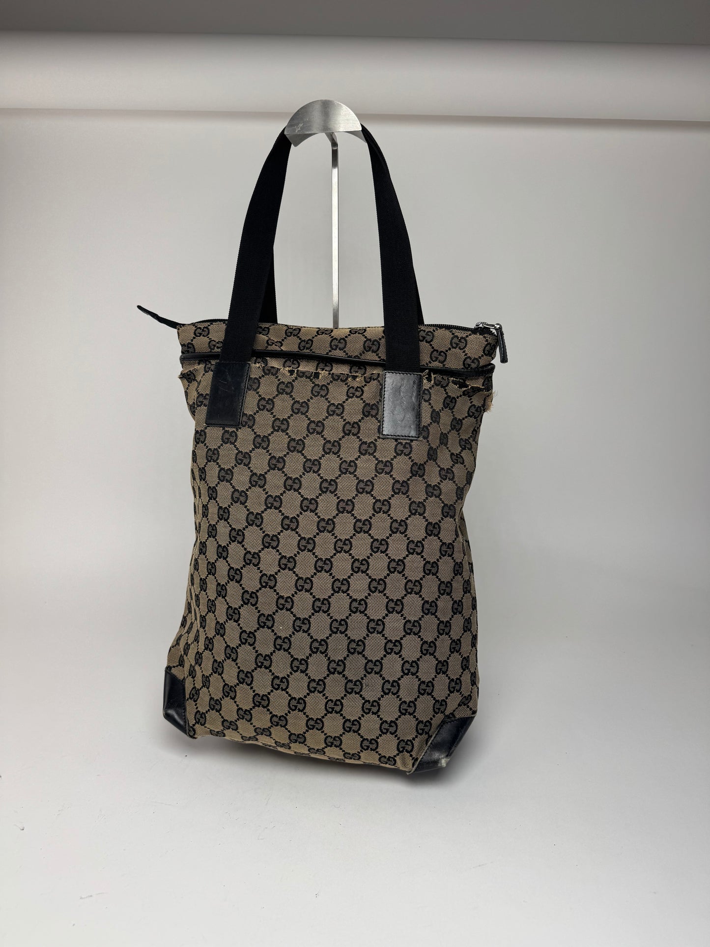 Sac Gucci Monogram Vintage beige marron