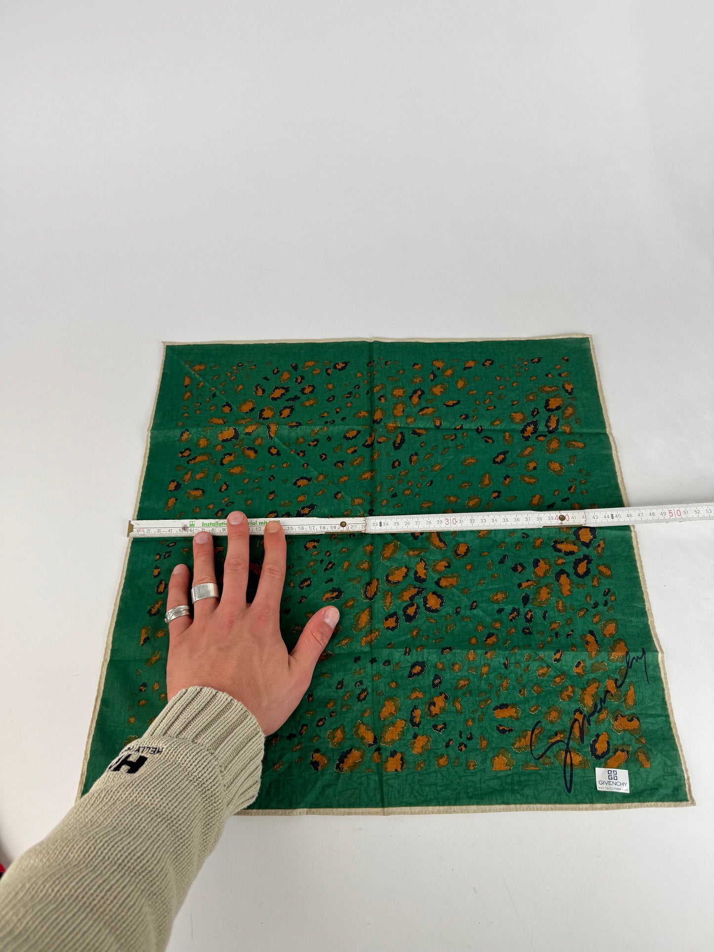 Givenchy vintage cloth green leopard