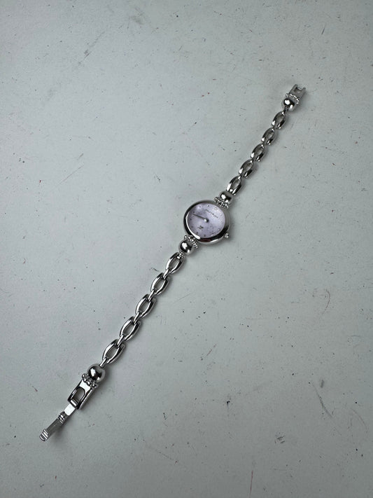 Vintage Courreges Quartz Steel Watch Silver