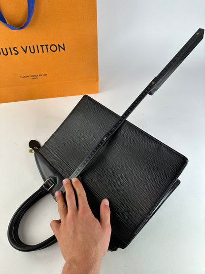 Vintage Louis Vuitton EPI Leather Riviera Handbag Noir Black