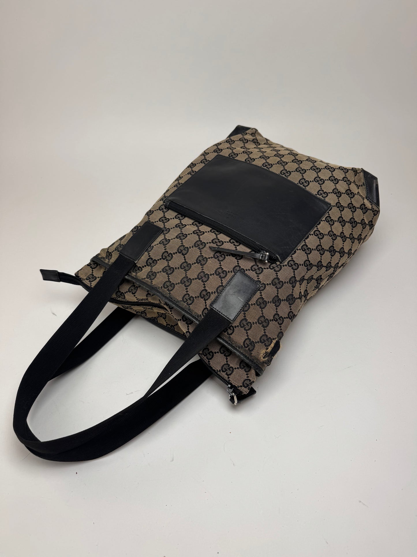 Sac Gucci Monogram Vintage beige marron