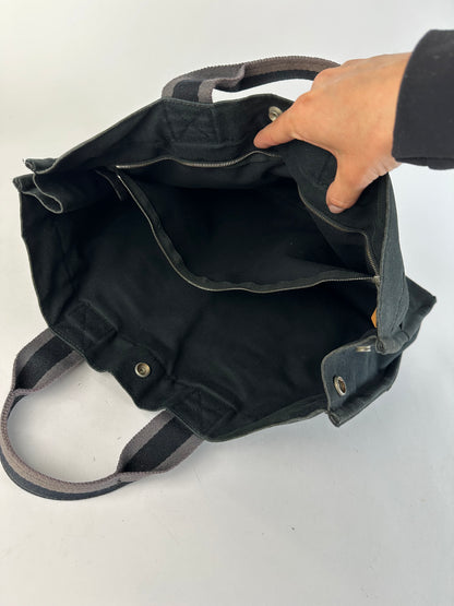 Vintage Hermès Canvas Tote Bag Late 1990s Black