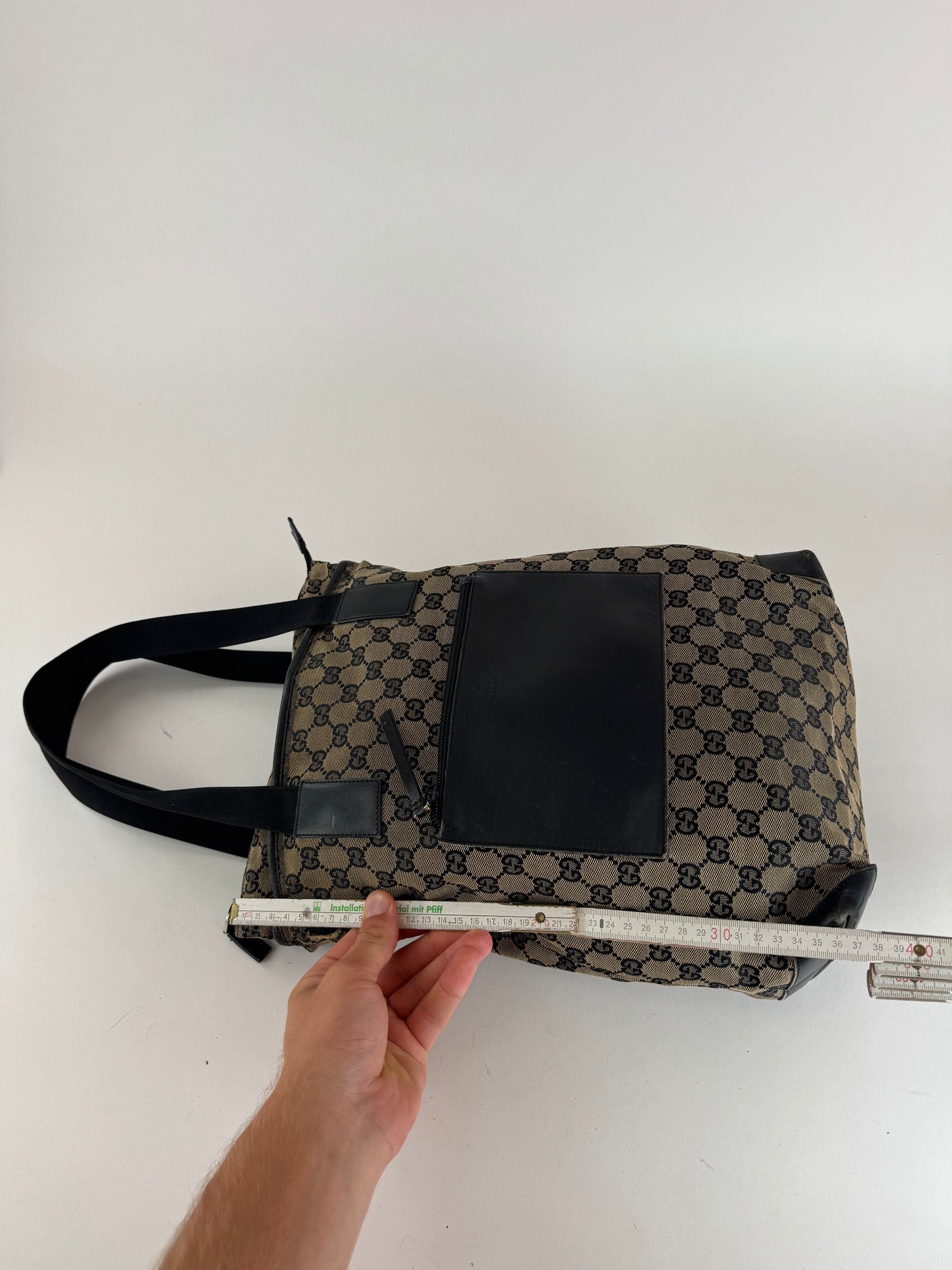 Sac Gucci Monogram Vintage beige marron