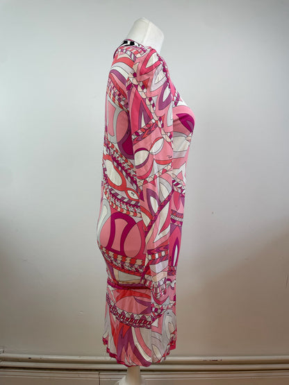 Vintage Emilio Pucci Dress Pink red White M