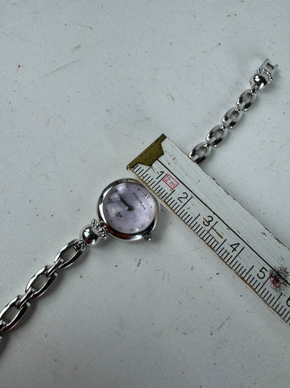 Vintage Courreges Quartz Steel Watch Silver