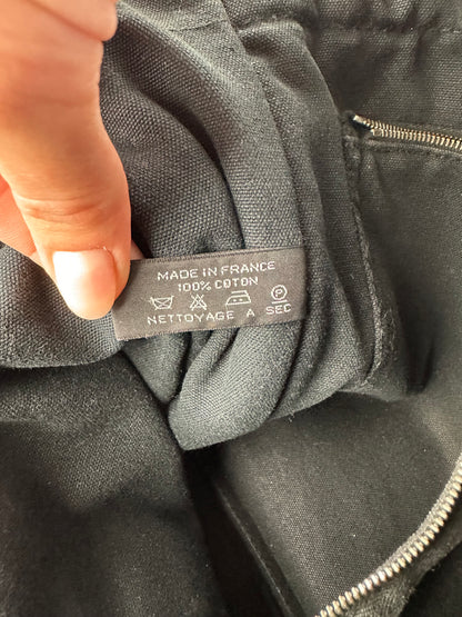 Vintage Hermès Canvas Tote Bag Late 1990s Black
