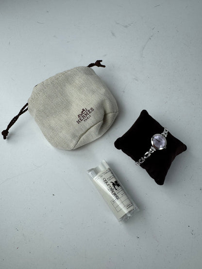 Vintage Courreges Quartz Steel Watch Silver