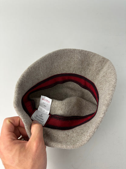 Vintage Vivienne Westwood Wool Bucket Hat Beige