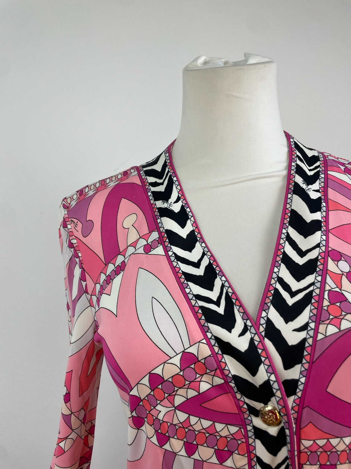 Vintage Emilio Pucci Dress Pink red White M