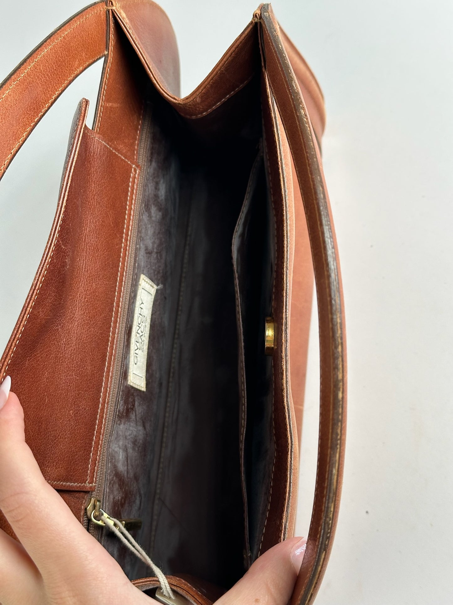 Vintage Givenchy Antigona Leather bag brown