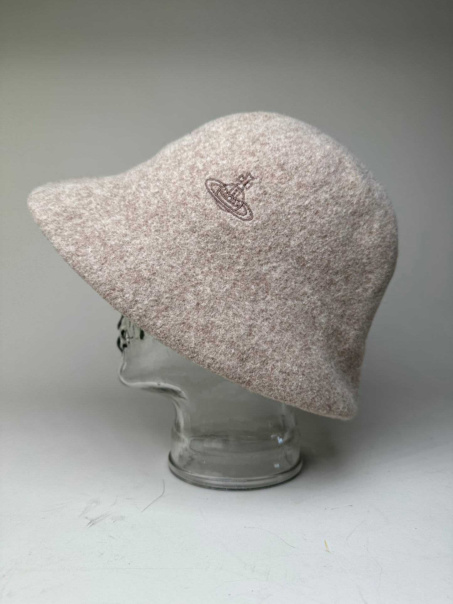 Vintage Vivienne Westwood Wool Bucket Hat Beige