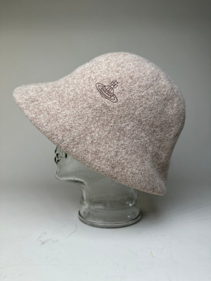 Vintage Vivienne Westwood Wool Bucket Hat Beige