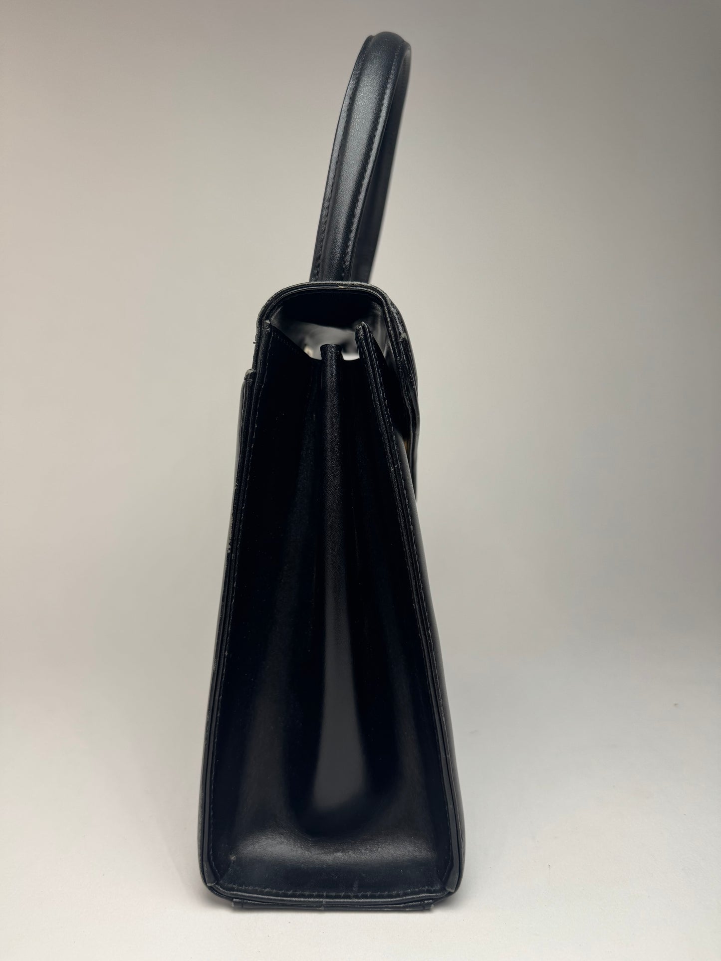 Sac vintage en cuir Givenchy 4G noir