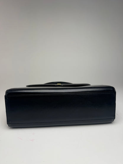 Sac vintage en cuir Givenchy 4G noir