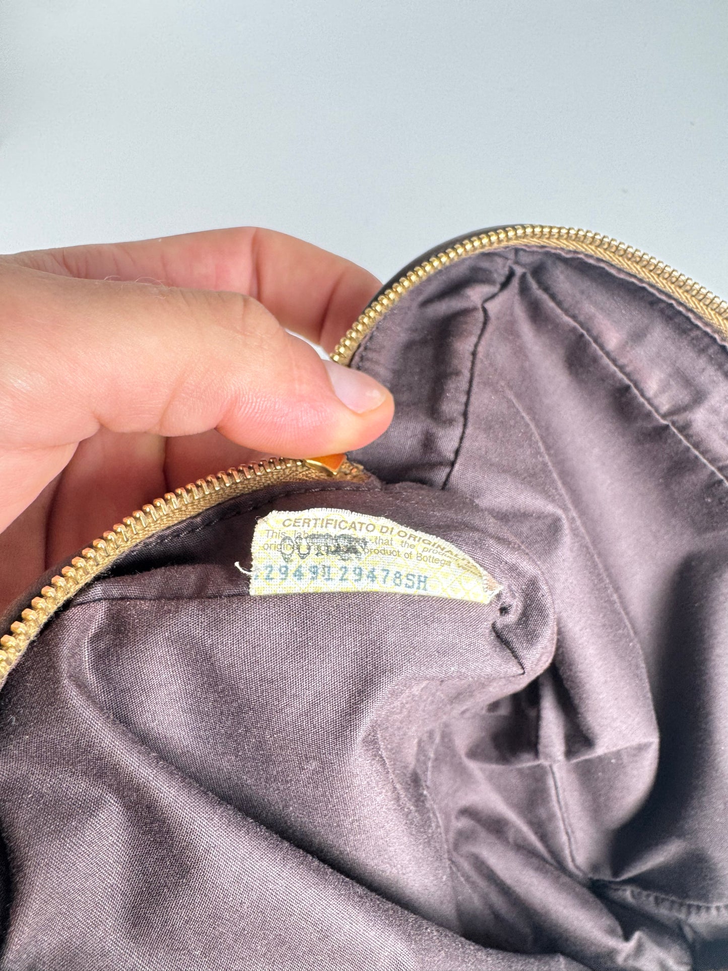 Pochette monogramme Bottega Veneta vintage