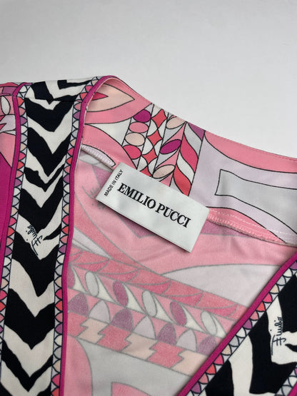 Vintage Emilio Pucci Dress Pink red White M