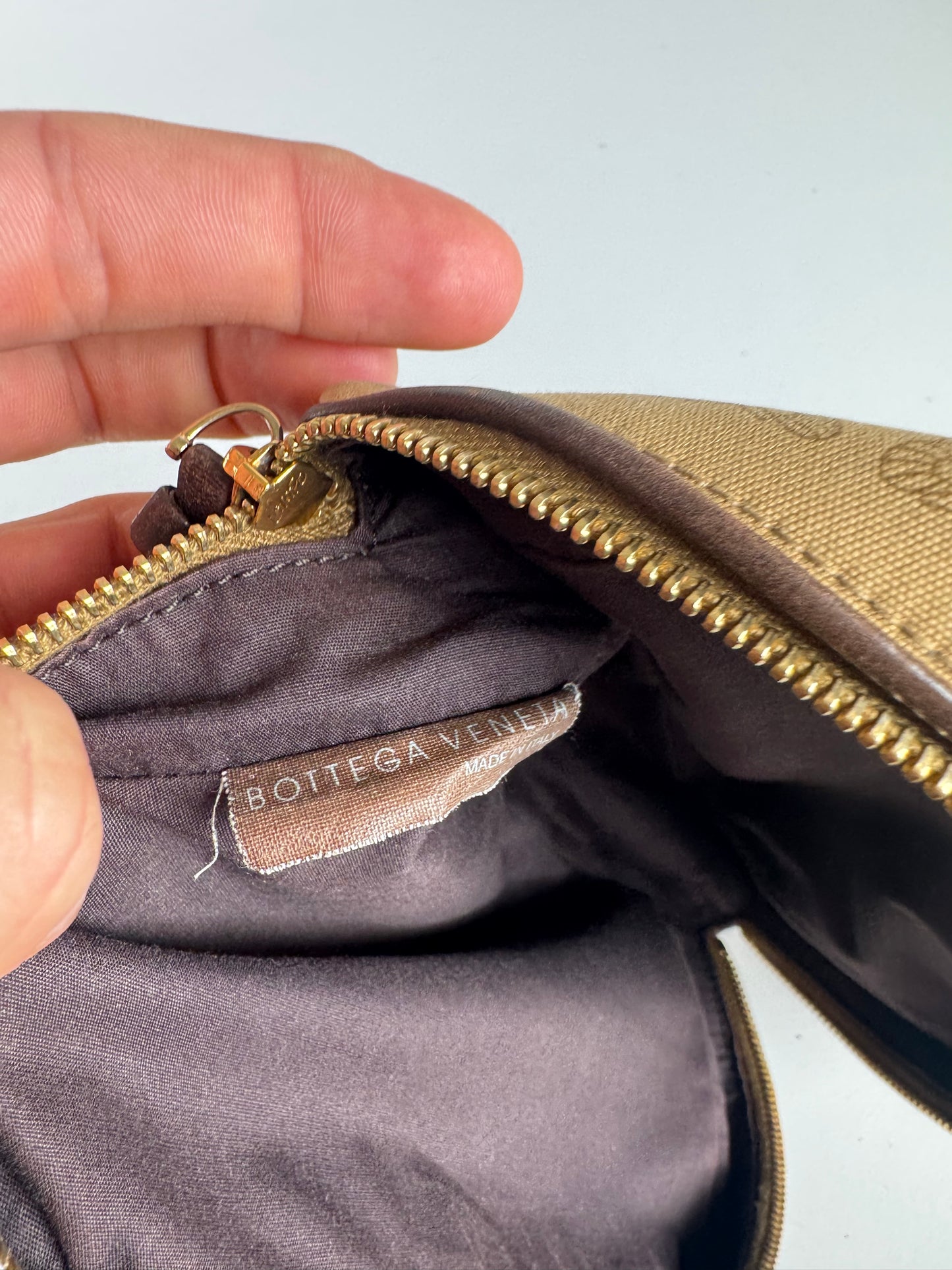 Pochette monogramme Bottega Veneta vintage