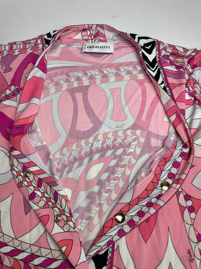 Vintage Emilio Pucci Dress Pink red White M
