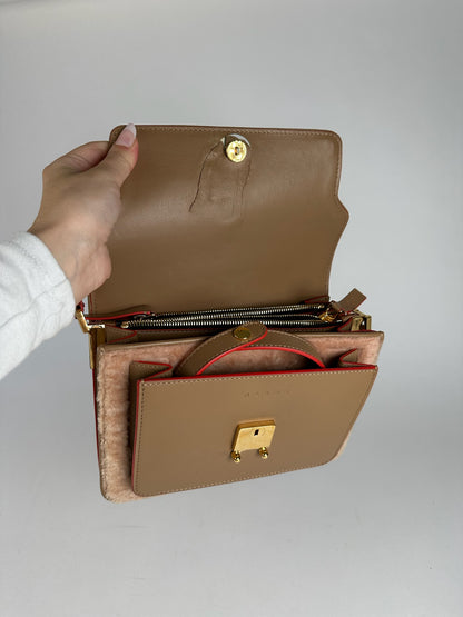 Vintage Marni Trunk bag brown