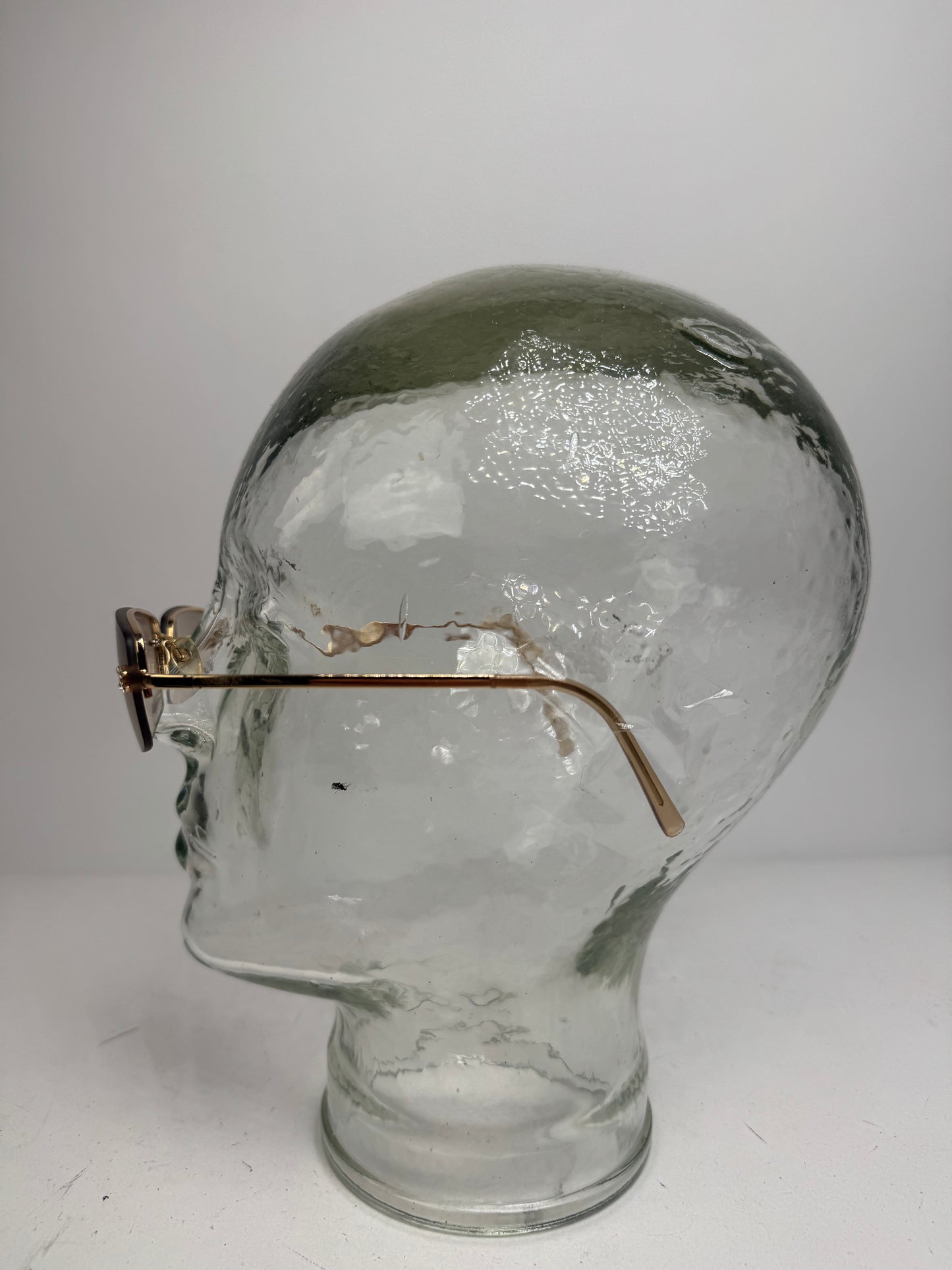 Vintage Chanel CC frameless Sunglasses Gold