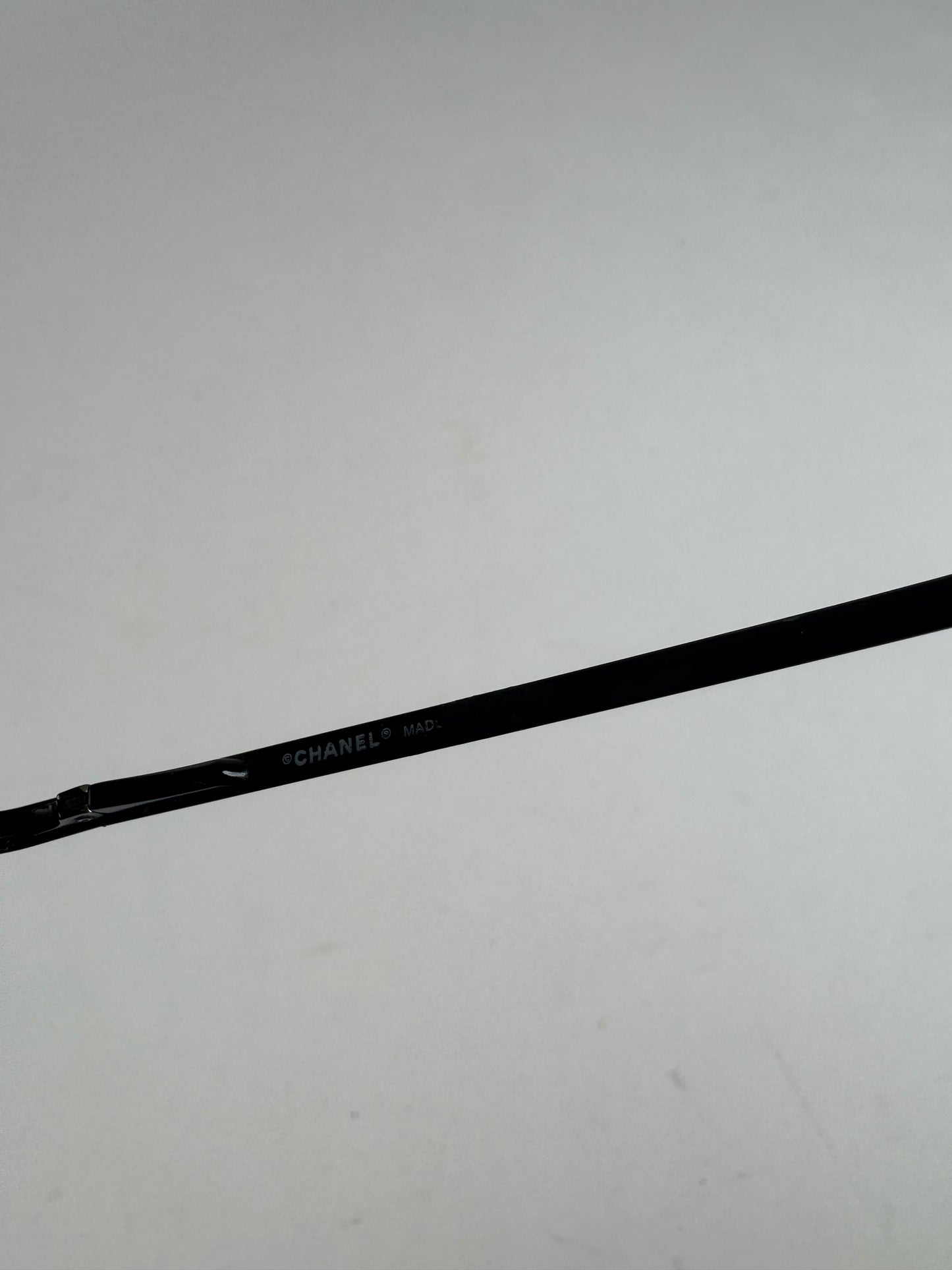 Vintage Chanel Sunglasses steel transparent