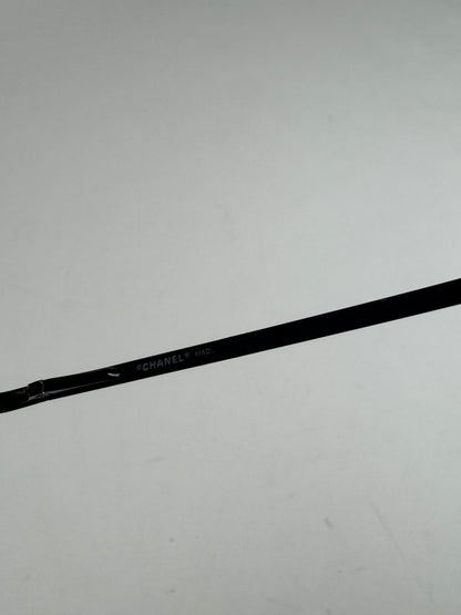 Vintage Chanel Sunglasses steel transparent