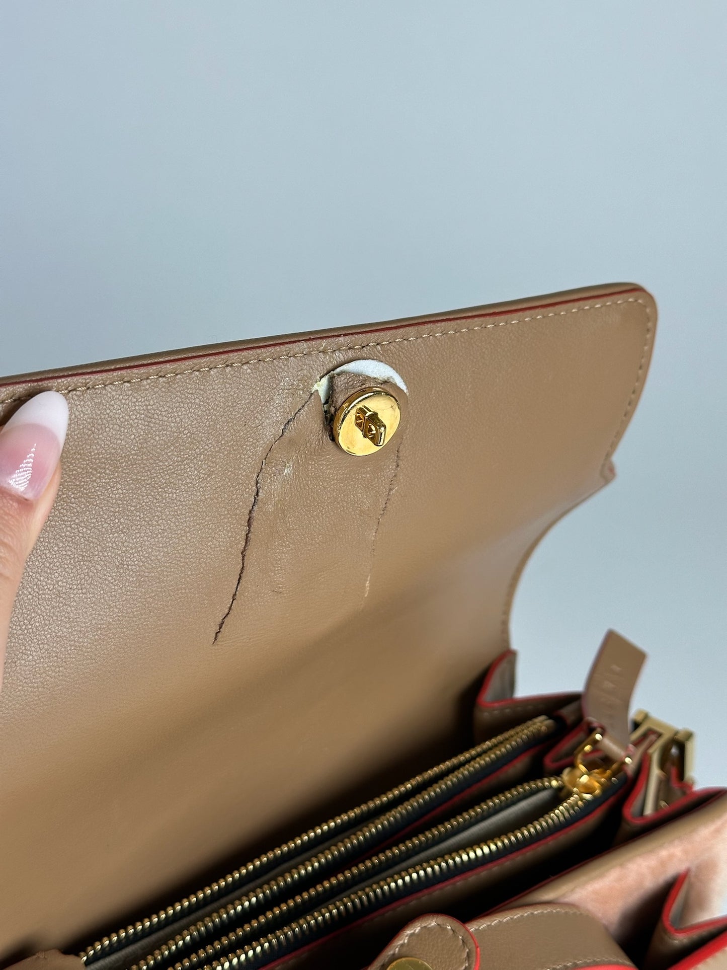 Vintage Marni Trunk bag brown