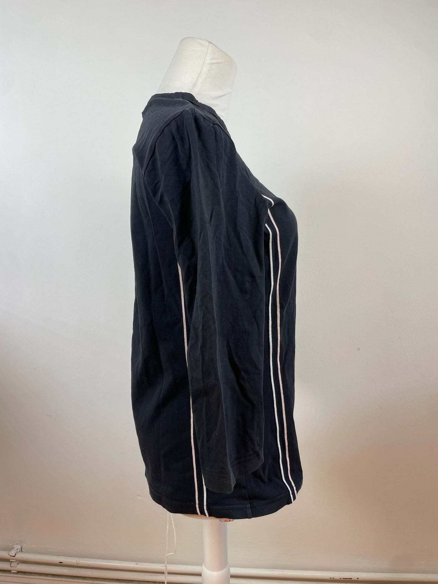 Vintage Courreges Canvas Crewneck Black White