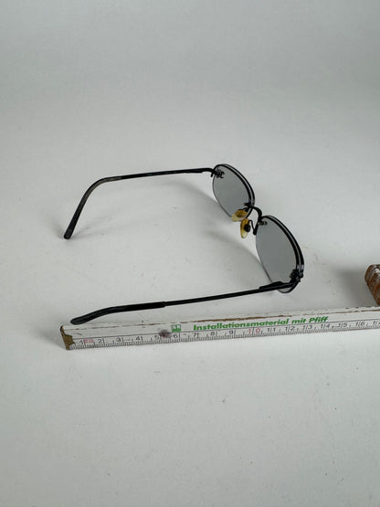 Vintage Chanel Sunglasses steel transparent