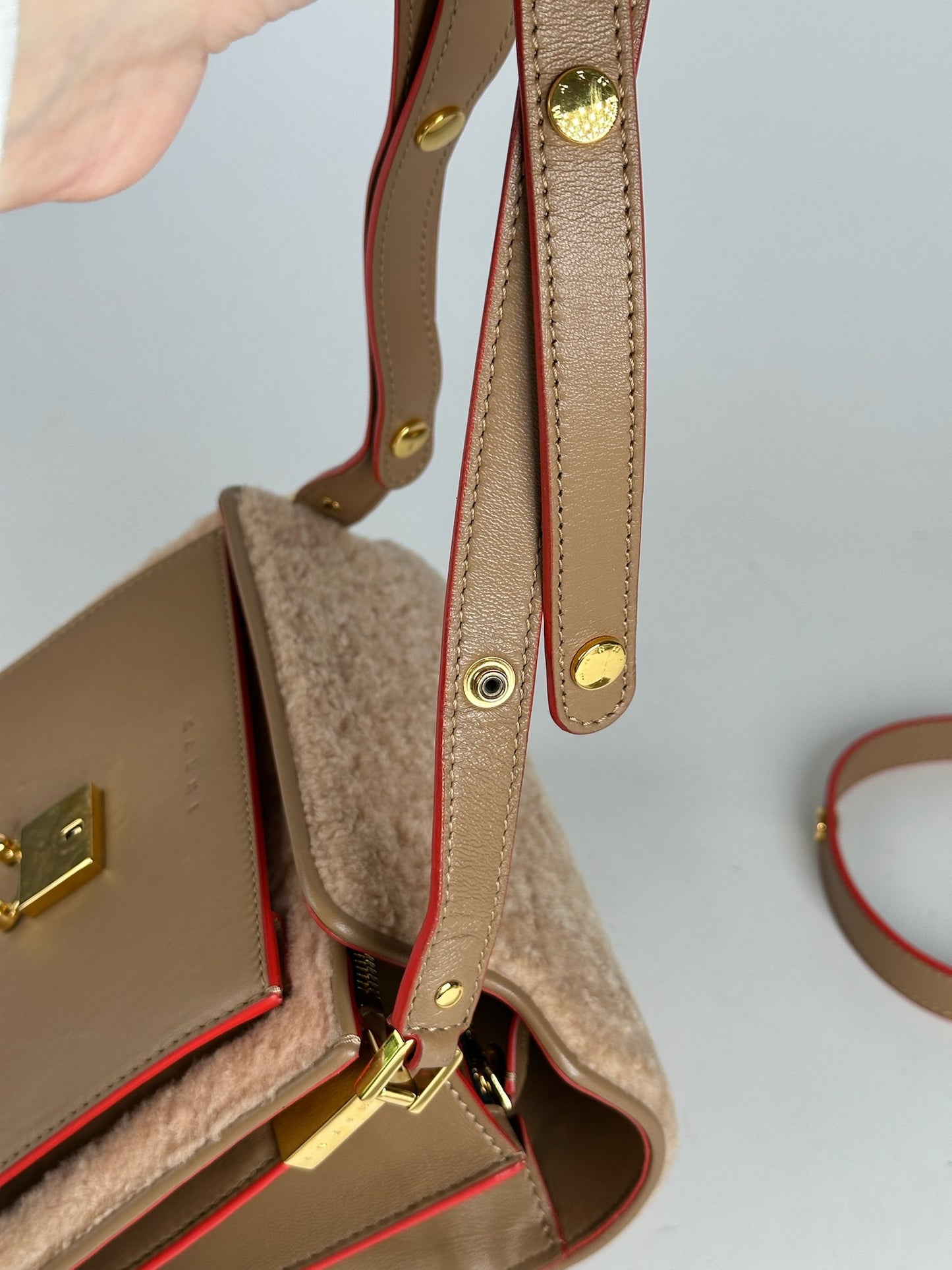 Vintage Marni Trunk bag brown