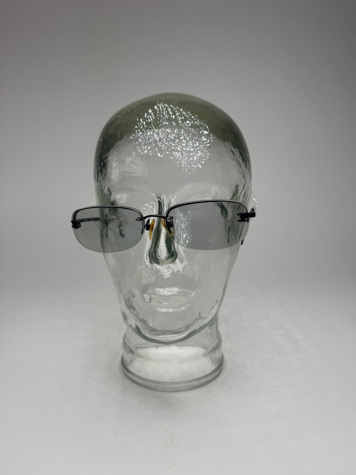 Vintage Chanel Sunglasses steel transparent