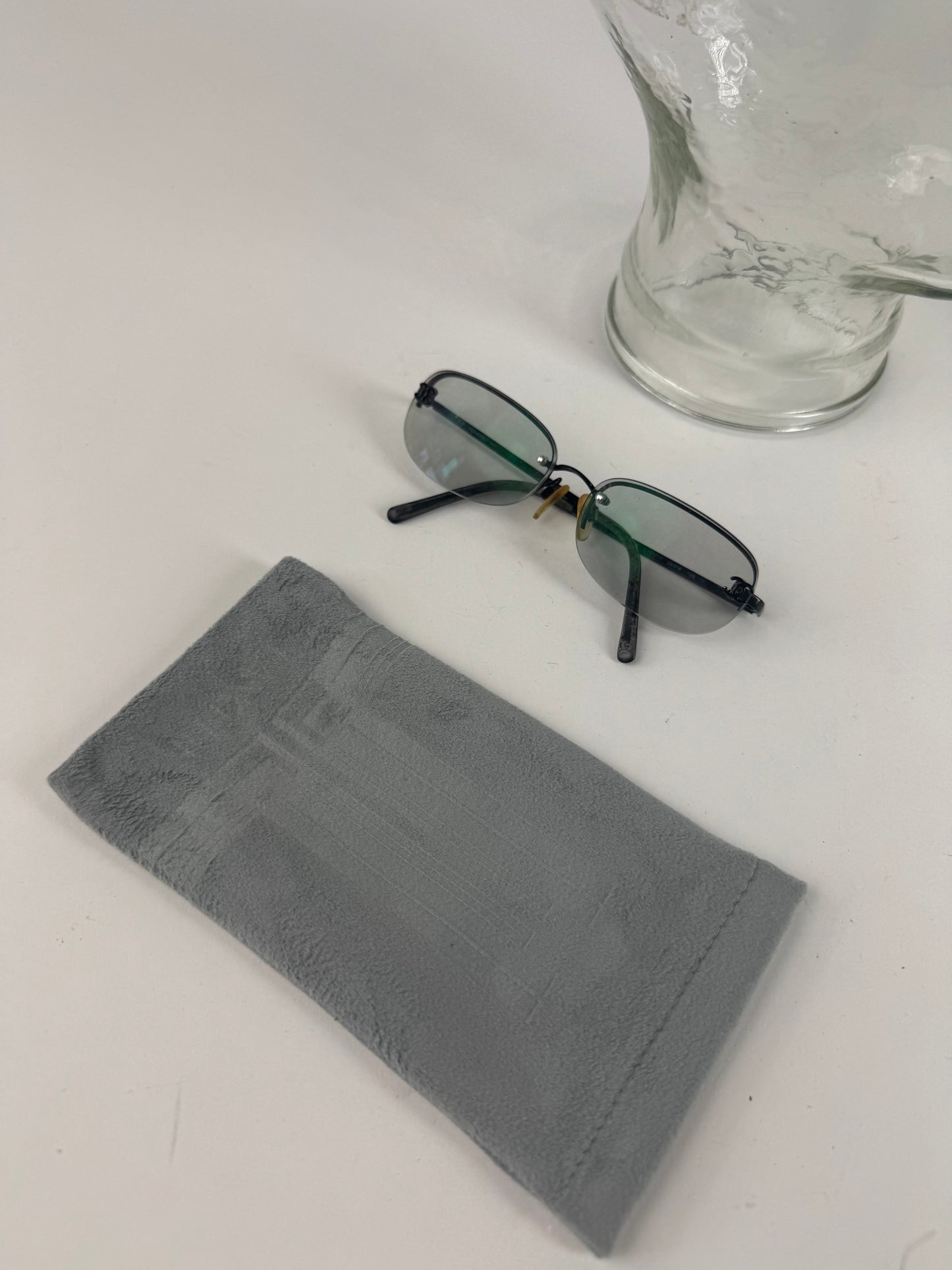 Vintage Chanel Sunglasses steel transparent