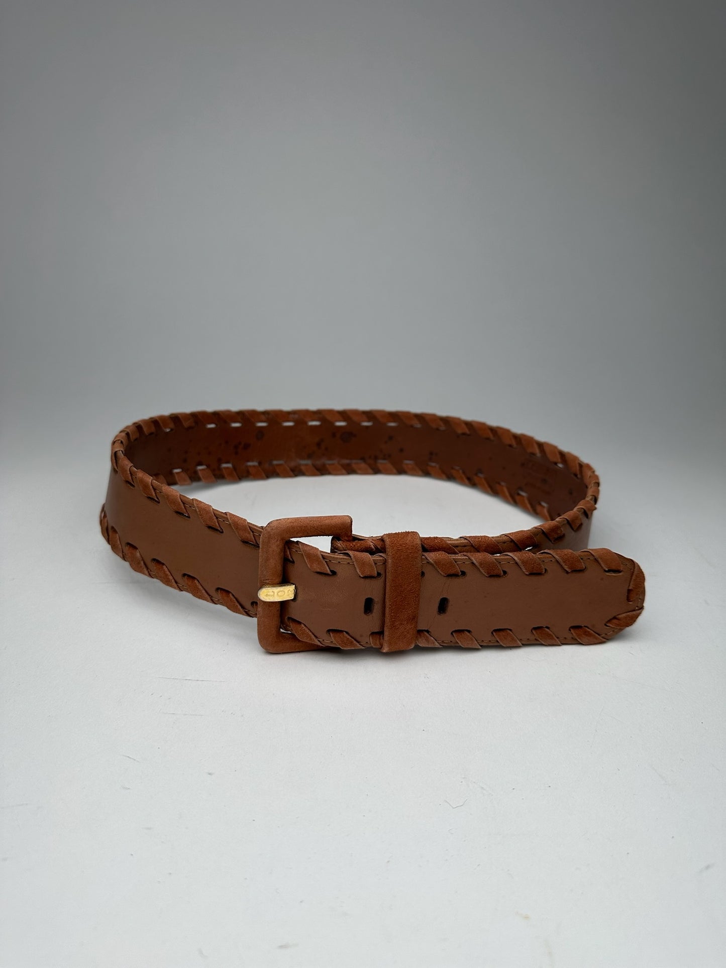 Vintage Loewe Leather Belt Brown