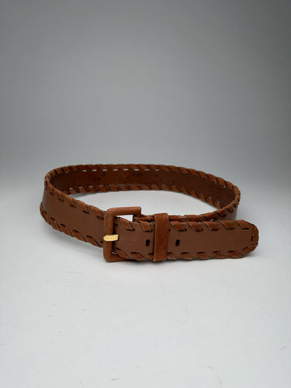 Vintage Loewe Leather Belt Brown