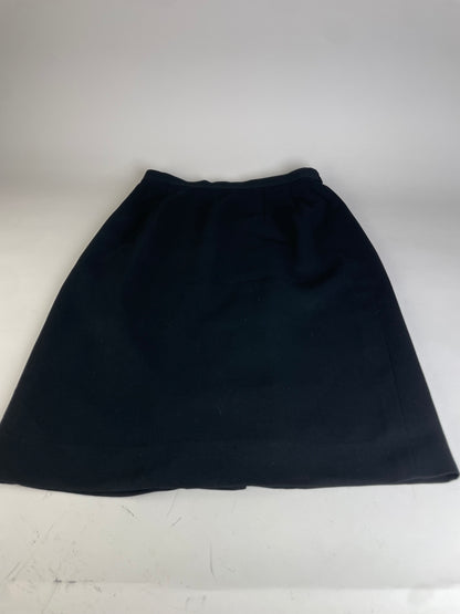 Vintage Chloe Pleated Skirt Black L