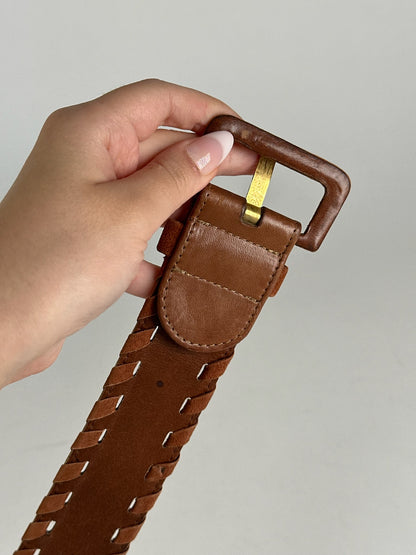 Vintage Loewe Leather Belt Brown