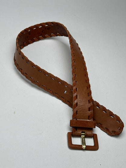 Vintage Loewe Leather Belt Brown