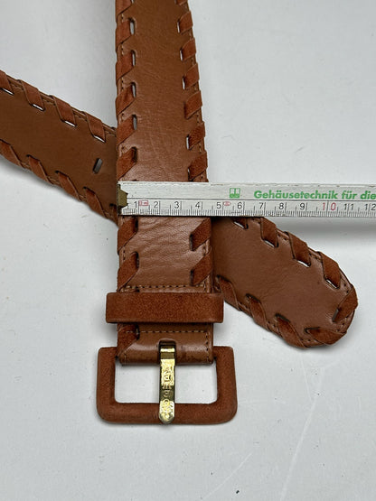 Vintage Loewe Leather Belt Brown