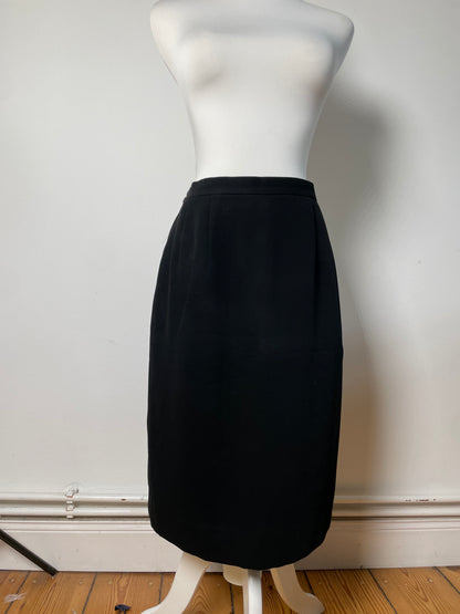 Vintage Chloe Pleated Skirt Black L