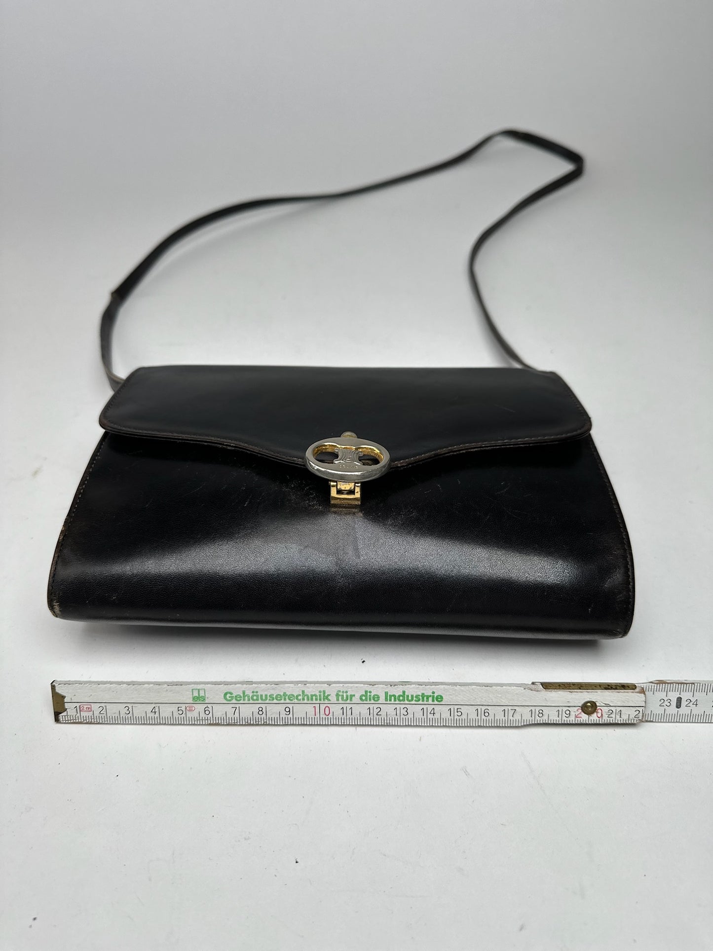 Vintage Celine Triomphe Leather Bag