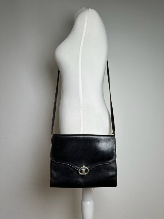 Vintage Celine Triomphe Leather Bag